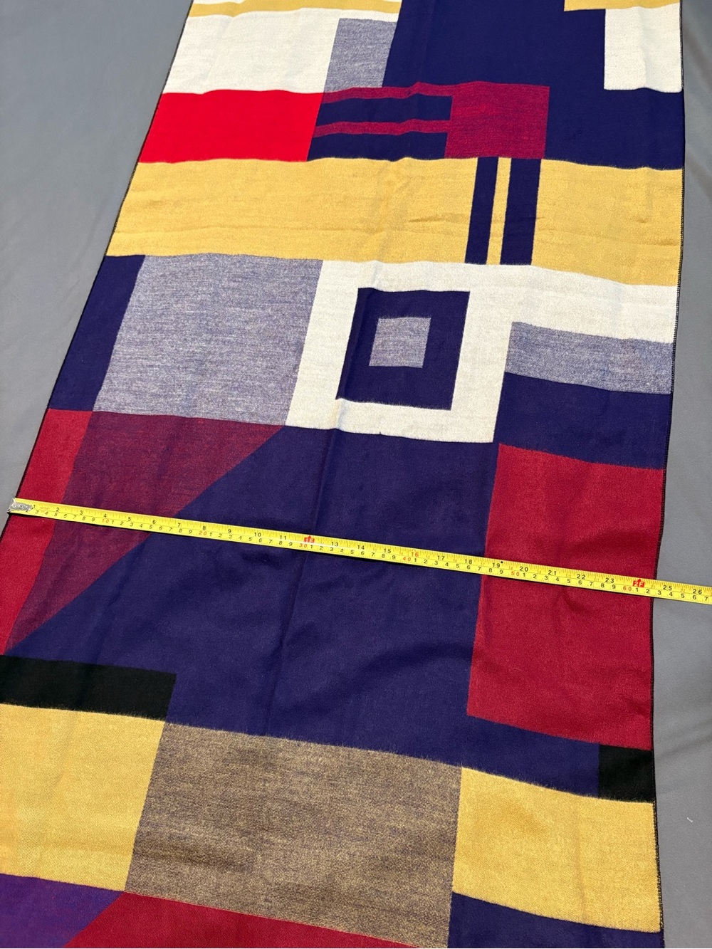 Harvé Benard Colorblock Scarf - Picture 8 of 9